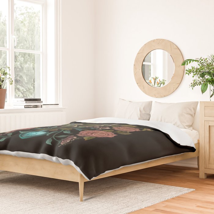 Rose and Honeysuckle Duvet Cover Gallery Image 2