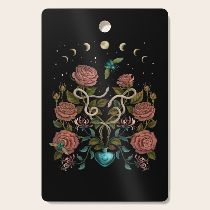 Rose and Honeysuckle Cutting Board Gallery Image 1