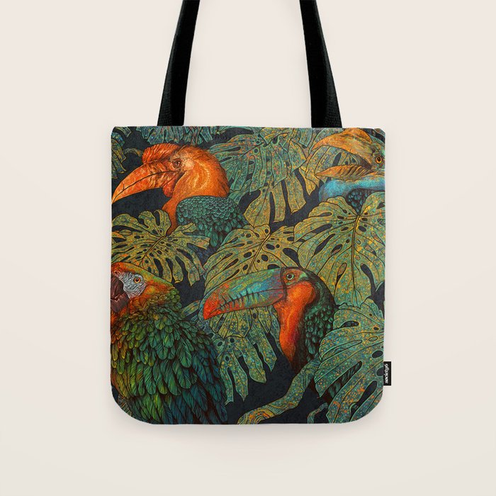 Banana Birds Tote Bag Gallery Image 1