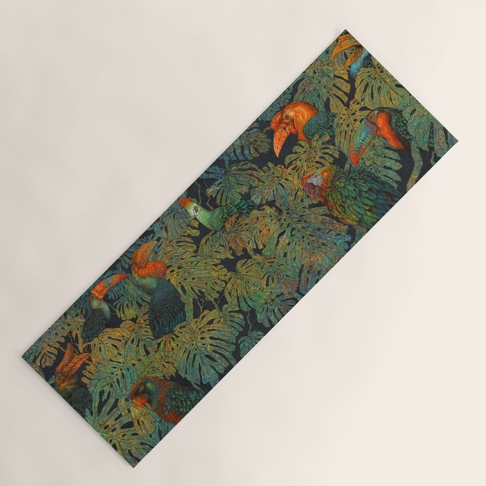 Banana Birds Yoga Mat Gallery Image 1