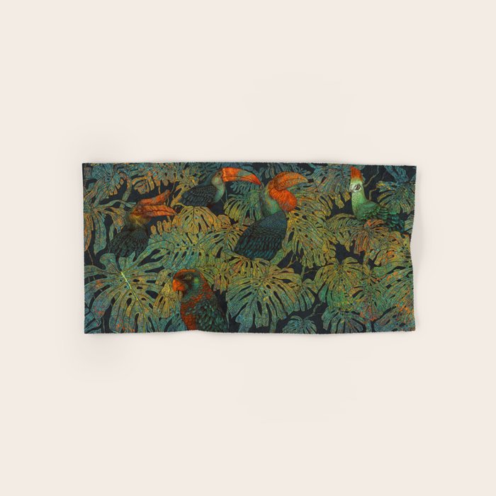 Banana Birds Bath Towel Gallery Image 1