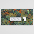 Banana Birds Desk Mat Gallery Image 1