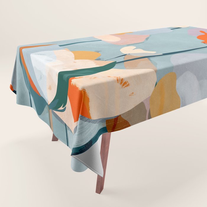 Layered Bloom Tablecloth Gallery Image 1