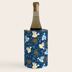 Hanukkah Blue Pattern Wine Chiller Gallery Image 2