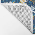 Hanukkah Blue Pattern Bath Mat Gallery Image 2