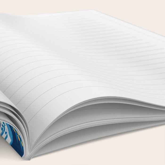 Hanukkah Blue Pattern Notebook Gallery Image 2