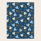 Hanukkah Blue Pattern Poster Gallery Image 4