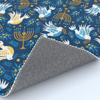 Hanukkah Blue Pattern Rug Gallery Image 4