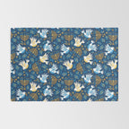 Hanukkah Blue Pattern Rug Gallery Image 2