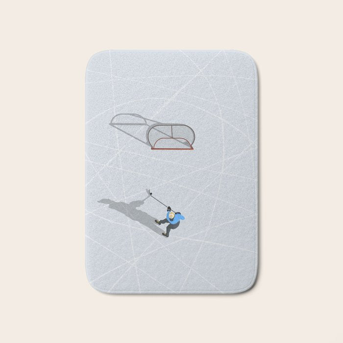 Ice Hockey  Bath Mat Gallery Image 1