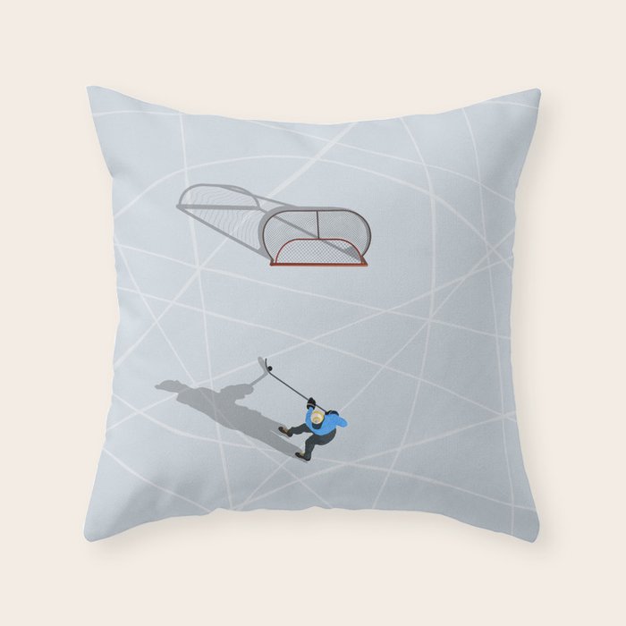 Ice Hockey  Throw Pillow Gallery Image 6
