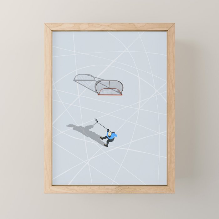 Ice Hockey  Mini Art Print Gallery Image 1