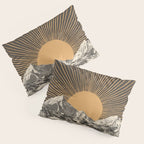 Mountainscape 6 - Night Sun Pillow Sham Gallery Image 3