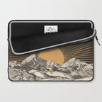 Mountainscape 6 - Night Sun Laptop Sleeve Gallery Image 2