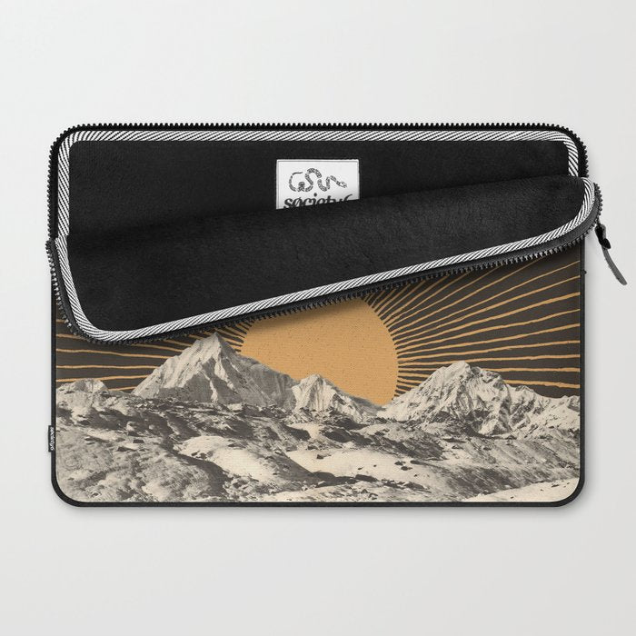 Mountainscape 6 - Night Sun Laptop Sleeve Gallery Image 2