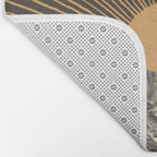 Mountainscape 6 - Night Sun Bath Mat Gallery Image 2