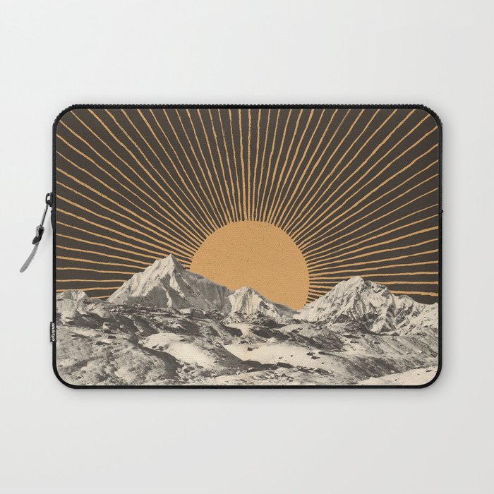 Mountainscape 6 - Night Sun Laptop Sleeve Gallery Image 1