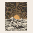 Mountainscape 6 - Night Sun Poster Gallery Image 4
