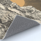 Mountainscape 6 - Night Sun Rug Gallery Image 4