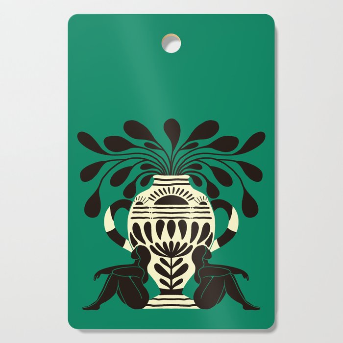 Greco Ladies and Vase Cutting Board Gallery Image 1