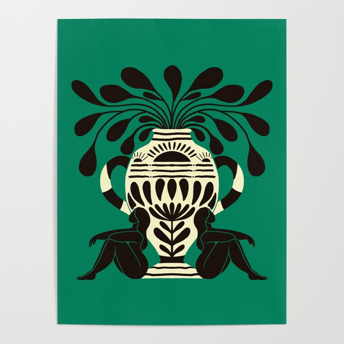 Greco Ladies And Vase Poster