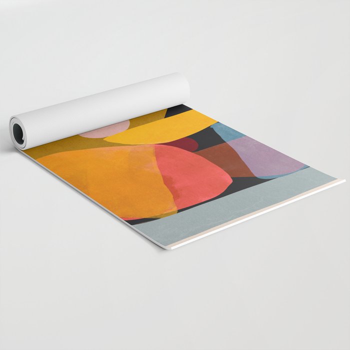 Modern Abstract Art 63 Yoga Mat Gallery Image 2