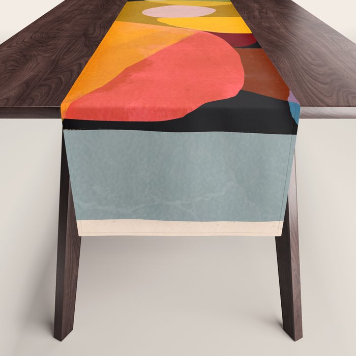 Modern Abstract Art 63 Table Runner Gallery Image 1