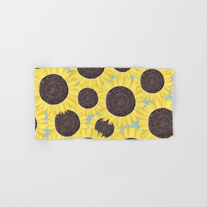 Sunflower and summer Bath Towel Gallery Image 1