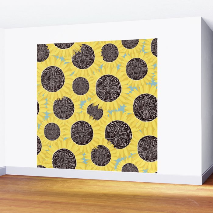 Sunflower and summer Wall Mural Gallery Image 2