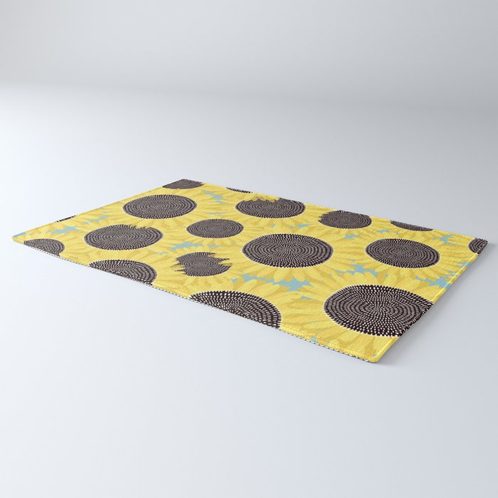 Sunflower and summer Rug Gallery Image 3