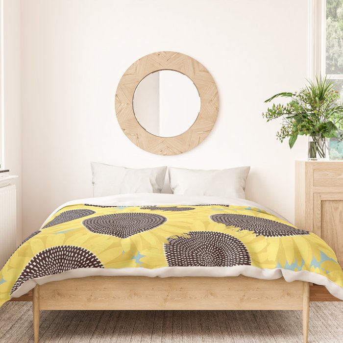 Sunflower and summer Duvet Cover Gallery Image 3