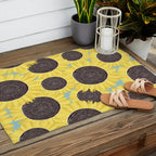 Sunflower and summer Outdoor Rug Gallery Image 2