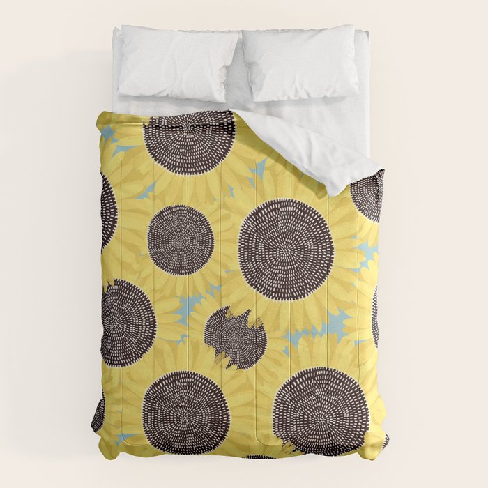 Sunflower and summer Comforter Gallery Image 6