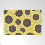 Sunflower and summer Welcome Mat Gallery Image 1