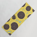 Sunflower and summer Yoga Mat Gallery Image 1