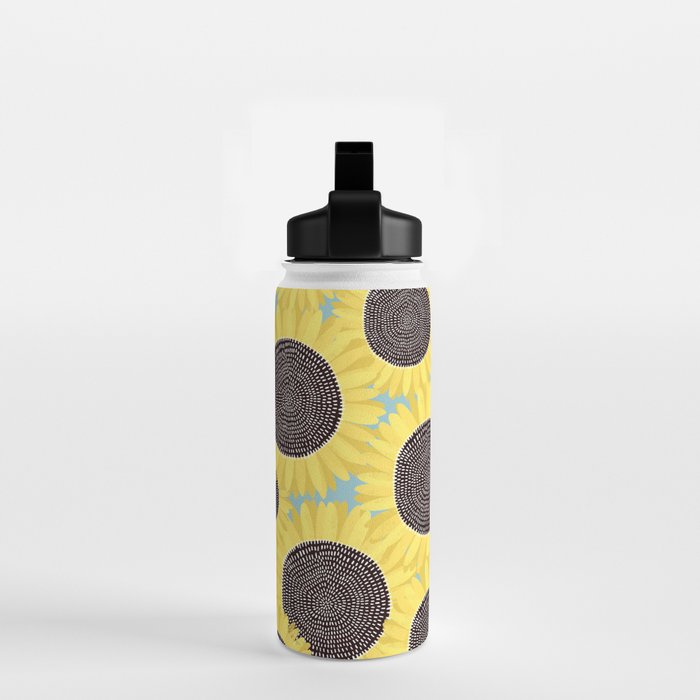 Sunflower and summer Water Bottle Gallery Image 2