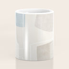 Neutral Minimalist Abstract Artwork Coffee Mug Gallery Image 4