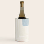 Neutral Minimalist Abstract Artwork Wine Chiller Gallery Image 2