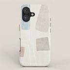 Neutral Minimalist Abstract Artwork iPhone Case Gallery Image 1