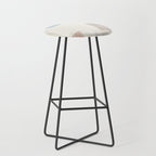 Neutral Minimalist Abstract Artwork Stool Gallery Image 1