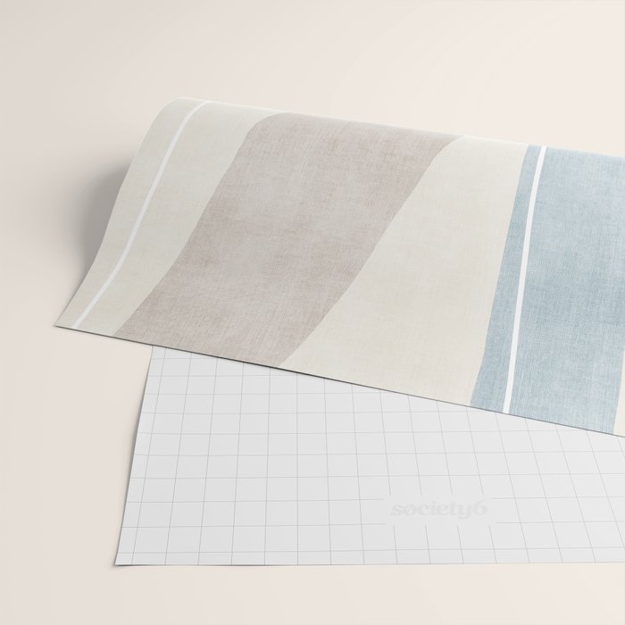 Neutral Minimalist Abstract Artwork Wrapping Paper Gallery Image 2