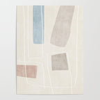 Neutral Minimalist Abstract Artwork Poster Gallery Image 4