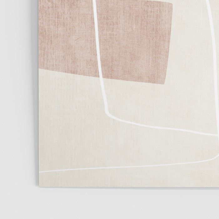 Neutral Minimalist Abstract Artwork Poster Gallery Image 3