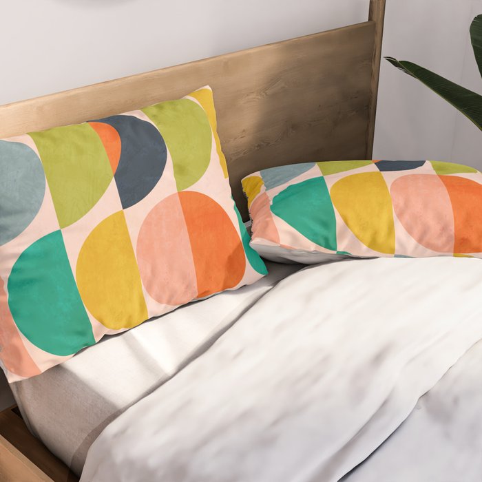 shapes abstract II Pillow Sham Gallery Image 2