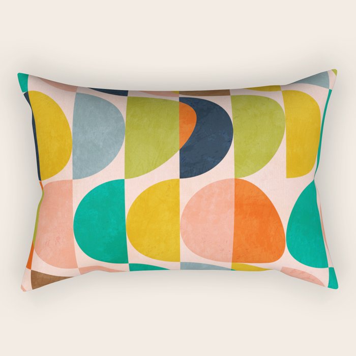 shapes abstract II Rectangular Pillow Gallery Image 1