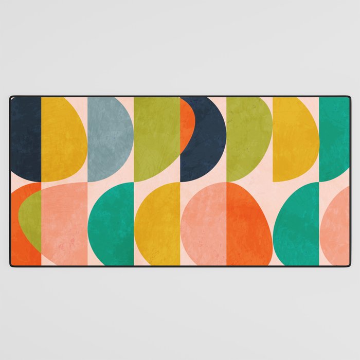 shapes abstract II Desk Mat Gallery Image 3