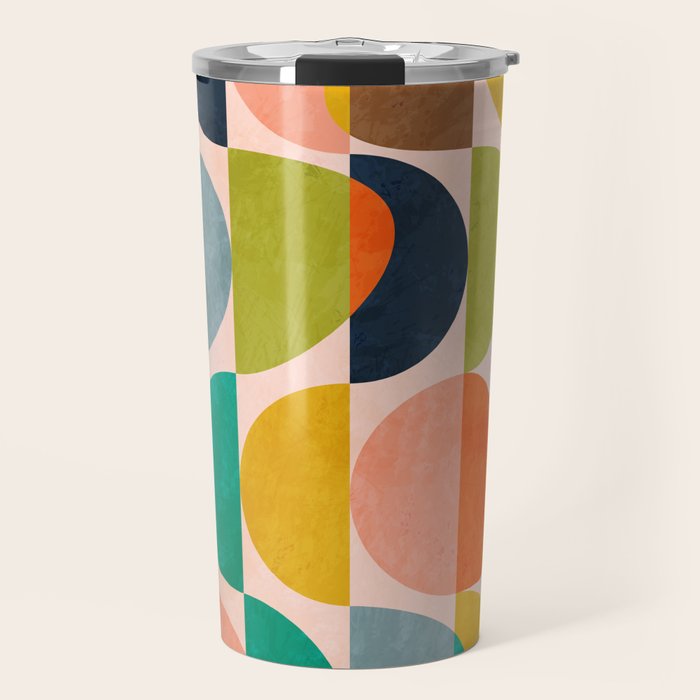 shapes abstract II Travel Mug Gallery Image 1