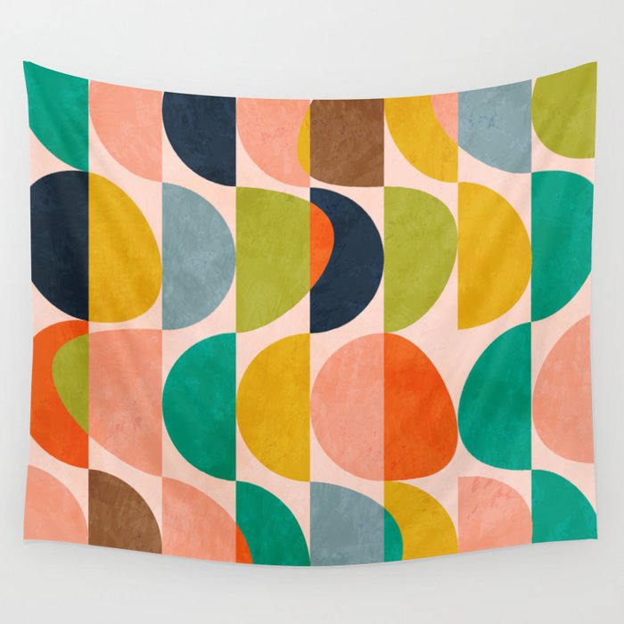 shapes abstract II Wall Tapestry Gallery Image 4