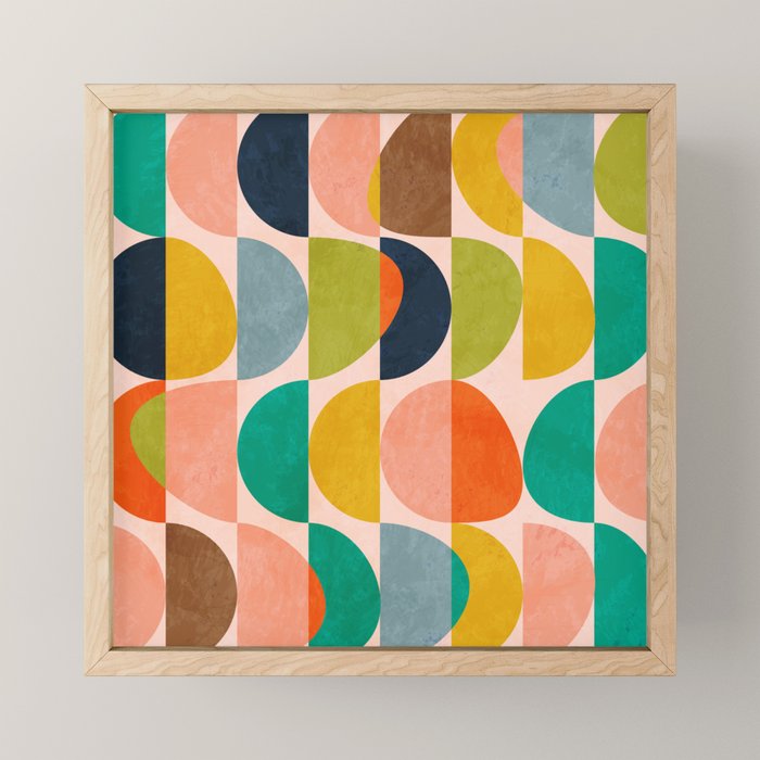 shapes abstract II Mini Art Print Gallery Image 1