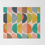 shapes abstract II Throw Blanket Gallery Image 2